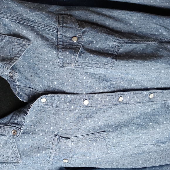 Lane Bryant Denim Shirt - Picture 2 of 6